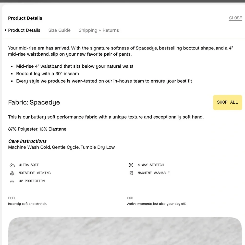 Beyond Yoga Spacedye Mid-Rise Bootcut Pant - Picture 6 of 7